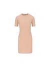Fendi Ff Knit Mini Dress With Micro Motif