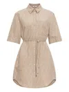 Fendi Dresses Beige In Neutral