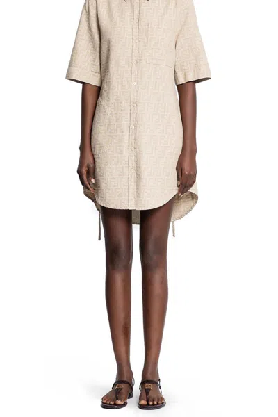 Fendi Dresses In Nude