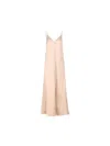 Fendi V-neck Dress In Beige