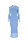 Fendi Light-blue Silk Blend Dress In F1m29