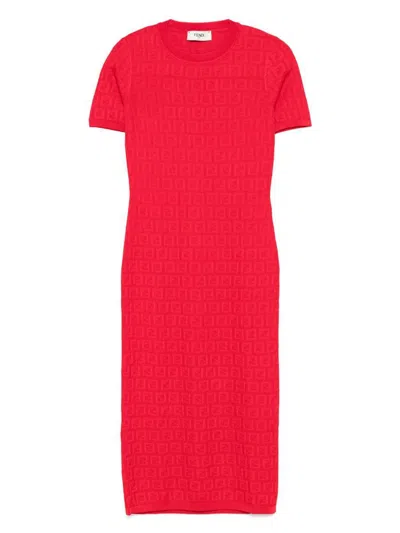 Fendi Dresses Red