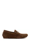 Fendi Men Driver Crosta Suede Loafers