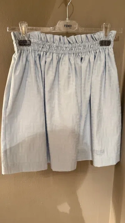 Fendi Elastic Skirt In Nude