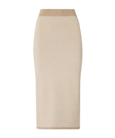 Fendi Elastic Waist Skirt In Brown