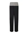 FENDI FENDI ELASTICATED WAISTBAND TAILORED PANTS