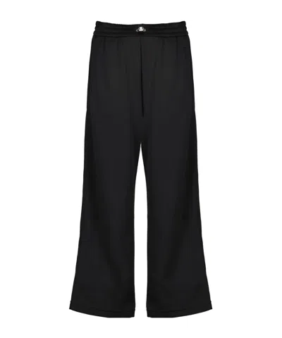 Fendi Elastic-waist Sweatpants In Black
