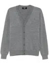 Fendi `ff` Cardigan In Grey