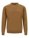 Fendi Wool Sweater Sweaters And Cardigans Beige In Brown