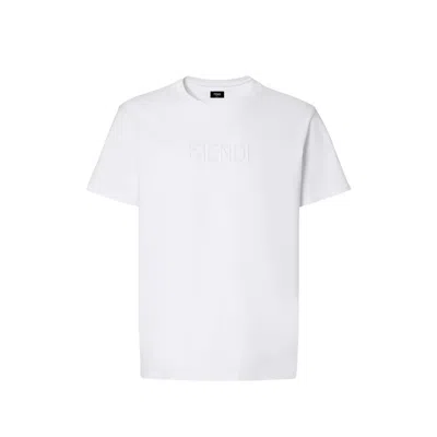 FENDI EMBOSSED T-SHIRT