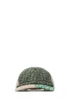 Fendi Embroidered Cotton Blend Baseball Cap