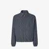 Fendi Embroidered Denim Bomber Jacket