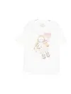 Fendi Embroidered-doll T-shirt In White