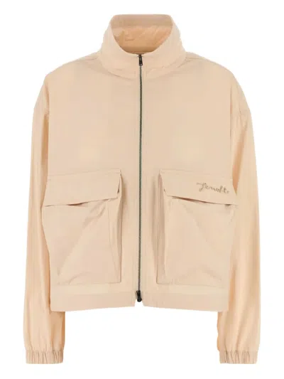 FENDI EMBROIDERED FLAP-POCKET JACKET