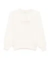 Fendi Embroidered-logo Sweater In White