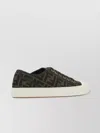 FENDI EMBROIDERED MOTIF NYLON BLEND SNEAKERS