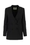 Fendi Black Wool Blend Blazer