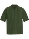 Fendi Embroidered Shirt In Green