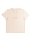 Fendi Embroidered Short-sleeve T-shirt In Pink