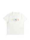 Fendi Embroidered T-shirt In Multi