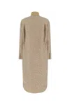 Fendi Embroidered Wool Blend Coat In F1ihc