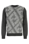 Fendi Embroidered Wool Blend Sweater