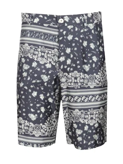 Fendi Ermuda Shorts Trousers Blue