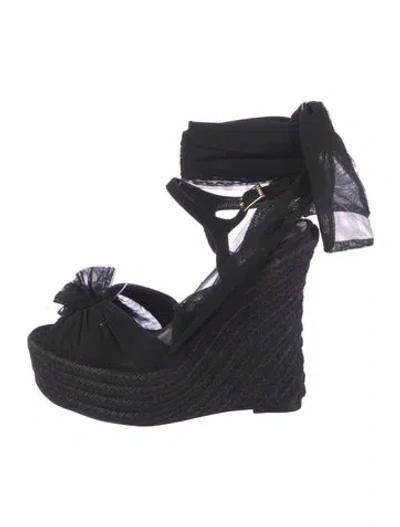 Pre-owned Fendi Espadrilles In Blue