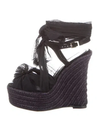 Pre-owned Fendi Espadrilles In Blue