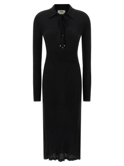 Fendi Essential Dresses Black
