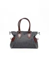 Fendi Etniko Denim Bag In Blue