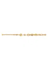 Fendi Gucci Gg Logo Bracelet In Gold