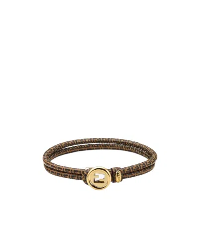 Fendi Everround  Bracelet In Gray