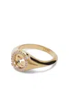 Fendi Everround Logo-detail Ring In Gold