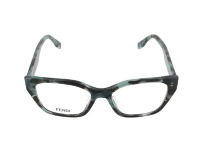 Fendi Eyeglasses  Fe50001i 098 52/17/145 In Black