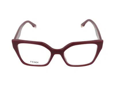 Fendi Eyeglasses  Fe50002i 069 54/19/145 In Red