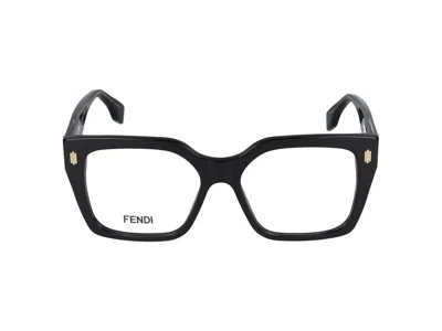 Fendi Eyeglasses  Fe50085i 001 53/16/145 In Black