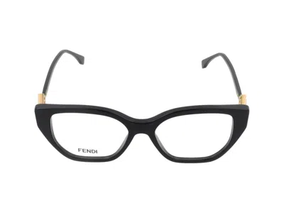 Fendi Eyeglasses  Fe50100i 001 53/16/140 In Black