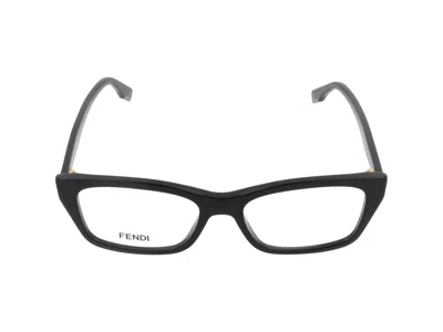 Fendi Eyeglasses  Fe50155i 001 53/17/145 In Transparent