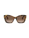 Fendi Eyewear Butterfly Frame Sunglasses In Multi