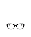 Fendi Eyewear Cat-eye Frame Glasses In Black