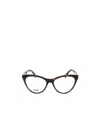 Fendi Eyewear Cat-eye Frame Glasses In Brown
