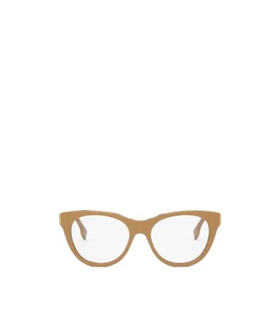 Fendi Eyewear Cat-eye Frame Glasses In Green