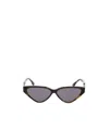 Fendi Eyewear Cat Eye Frame Sunglasses In Brown