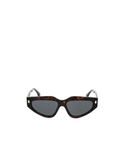 Fendi Eyewear Cat-eye Frame Sunglasses In Gray