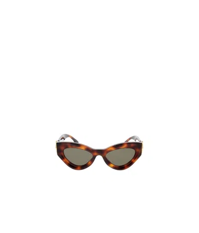 Fendi Eyewear Cat-eye Frame Sunglasses In Multicolor