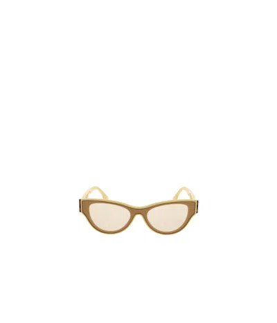 Fendi Eyewear Cat-eye Frame Sunglasses In Nude