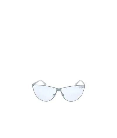 Fendi Eyewear Cat-eye Frame Sunglasses In White
