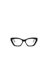 Fendi Eyewear Cat-eye Glasses In Black