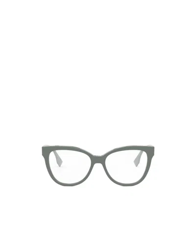 Fendi Eyewear Cat-eye Glasses In Gray